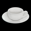 [ Set of 6 ] 3 FL OZ | 100 ML COFFEE CUP & SAUCER