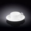 [ Set of 6 ] 3 FL OZ | 100 ML COFFEE CUP & SAUCER