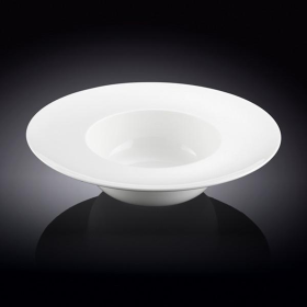 [ Set of 3 ] DEEP PLATE 10" | 25.5 CM 20 FL OZ | 600 ML (Color: White)