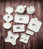[ Set of 3 ] DIVIDED DISH 14.5" | 37 CM