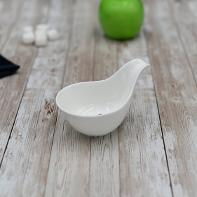 [ Set of 6 ] SNACK DISH 5" | 12.5 CM 3 FL OZ | 100 ML (Color: White)