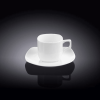 [ Set of 6 ] 3 FL OZ | 90 ML COFFEE CUP & SAUCER