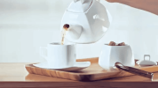 [ Set of 6 ] 3 FL OZ | 90 ML COFFEE CUP & SAUCER