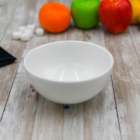 [ Set of 6 ] BOWL 5.5" | 14 CM  20 FL OZ | 600 ML (Color: White)
