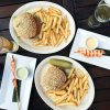 [ Set of 3 ] DINNER PLATE 10" X 10"| 25 X 25 CM