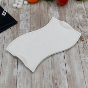[ Set of 3 ] DISH 14" | 36 CM (Color: White)