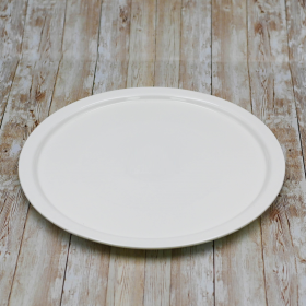 [ Set of 3 ] PIZZA PLATE 14" | 35.5 CM (Color: White)