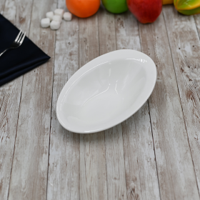 [ Set of 4 ] BOWL 8.5" X 6" | 21 X 14.5 CM (Color: White)