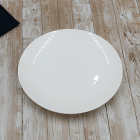 [ Set of 6 ] DINNER PLATE 9" | 23 CM (Color: White)