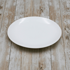 [ Set of 6 ] DINNER PLATE 10" | 25.5 CM (Color: White)