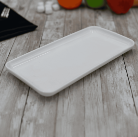 [ Set of 6 ] DISH 10" X 5" | 26 X 13 CM (Color: White)