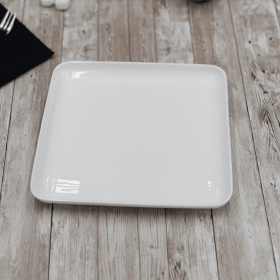 [ Set of 6 ] DISH 8.5" X 8.5" | 22 X 22 CM (Color: White)