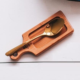 [ Set of 10 ] TRAY 6.25" X 2.5" | 16 X 6 CM (Color: Wood)
