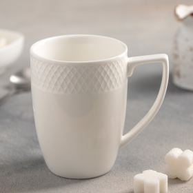 [ Set of 6 ] MUG 12 FL OZ | 350 ML (Color: White)