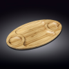 [ Set of 3 ] 3 SECTION PLATTER 16" X 9" | 40.5 CM X 23 CM