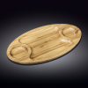 [ Set of 3 ] 3 SECTION PLATTER 18" X 10" | 45.5 CM X 25 CM