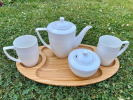 [ Set of 3 ] 3 SECTION PLATTER 18" X 10" | 45.5 CM X 25 CM