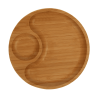 [ Set of 6 ] 2 SECTION PLATTER 8" | 20.5 CM