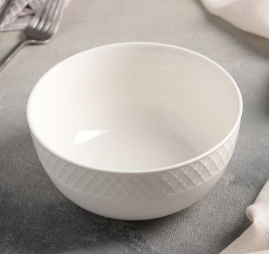 [ Set of 6 ] BOWL 6.5" | 16 CM 31 FL OZ | 930 ML (Color: White)