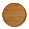 Fine Porcealim Fruit Vase with a  10 inch Bamboo tray