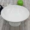 Fine Porcealim Fruit Vase with a  10 inch Bamboo tray