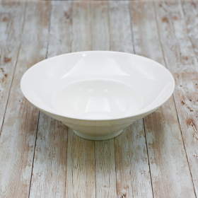 [ Set of 2 ] DEEP PLATE 12" | 30.5 CM 30 FL OZ | 900 ML (Color: White)