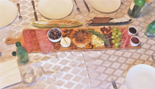 LONG SERVING BOARD WITH HANDLE, Set of 2