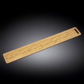 LONG SERVING BOARD, Set of 2 (Color: Wood, size: 39.5" X 5.9" | 100 X 15 CM)
