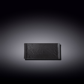[ Set of 6 ] RECTANGULAR DISH 6" X 3" | 15 X 8 CM (Color: Black)