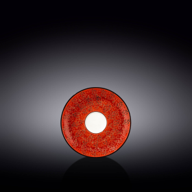 [ Set of 6 ] SAUCER 4.5" | 11 CM (Color: Red)