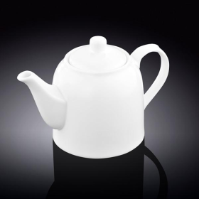 TEA POT 17 FL OZ | 500 ML IN COLOUR BOX (Color: White, size: 17oz/500ml)