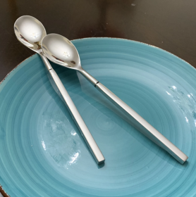 Vibhsa 6-PC Stainless Steel Dinner Spoon (Color: Silver, size: Service for 6)