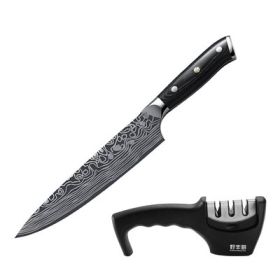 Kitchen cutter chopper (Option: Knife + sharpener)
