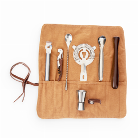 Canvas Cocktail Kit By Foster & Rye (Color: Brown)