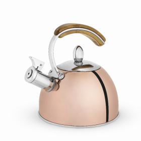Presley Tea Kettle In Rose Gold By Pinky Up (Color: Rose gold)