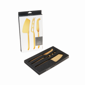 Gold Cheese Knives By Viski (Color: gold)