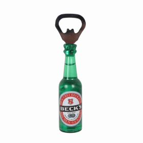 1pc Magnetic Beer Bottle Opener - Perfect Housewarming, Birthday, and Men's Gift - Easy to Use and Stylish (Color: Becks)
