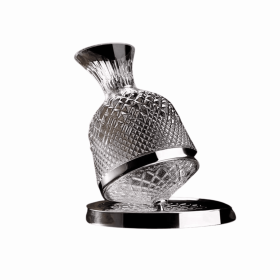 Light Luxury Good-looking Glass Gyro Wine Decanter Household High-end (Option: Silver Wine Decanter)