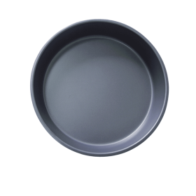(8 inch) deep / shallow pizza disc eight inch round non stick stick carbon steel baking pan die (Option: Platter)