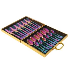 24 Piece Set High-End Tableware (Option: Black Color)