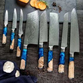 Kitchen Chef’s Knife Set (Option: 8 piece set B)