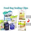 Sealing Clips with Built-In Pour Spouts - Food Bag & Container Clip