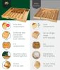 Expandable Bamboo Kitchen Utensil Drawer Organizer